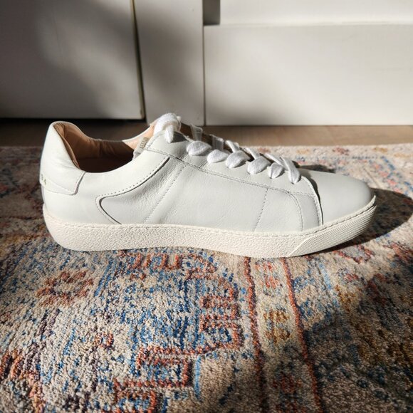 AllSaints White Low Top Sneaker Womens Size 9 - Picture 3 of 6